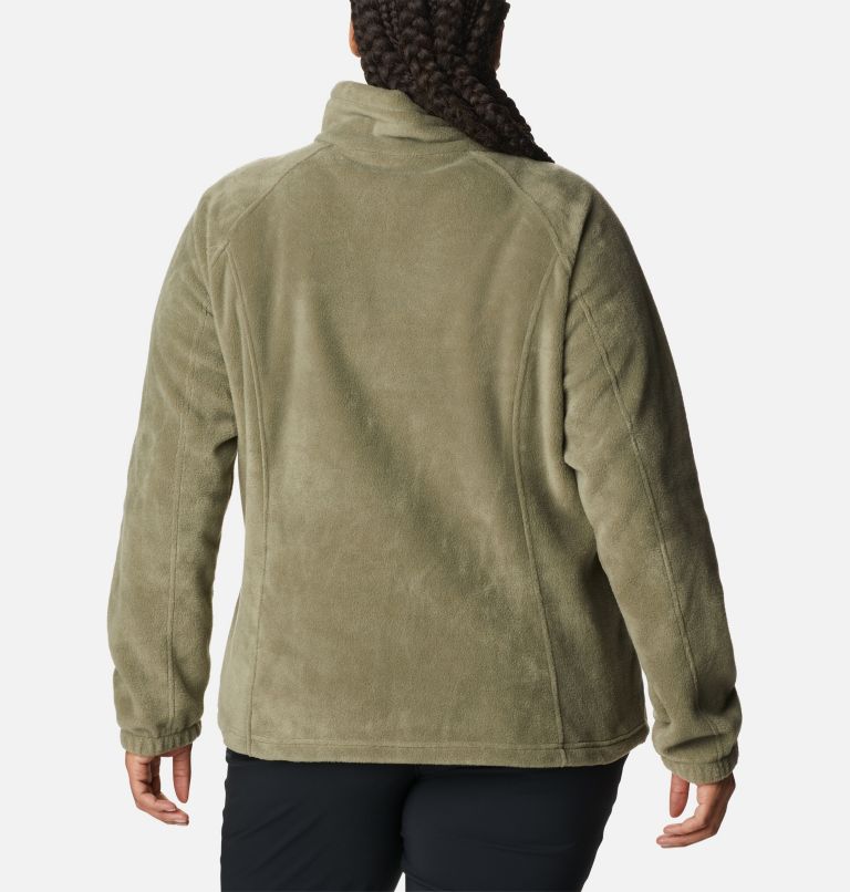 Women's Benton Springs Full Zip Fleece Jacket - Plus Size, Color: Stone Green, image 2