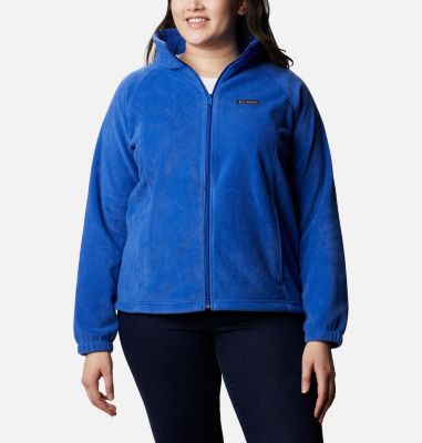 columbia plus size benton springs hooded fleece jacket