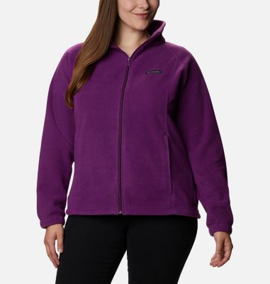 womens purple columbia fleece