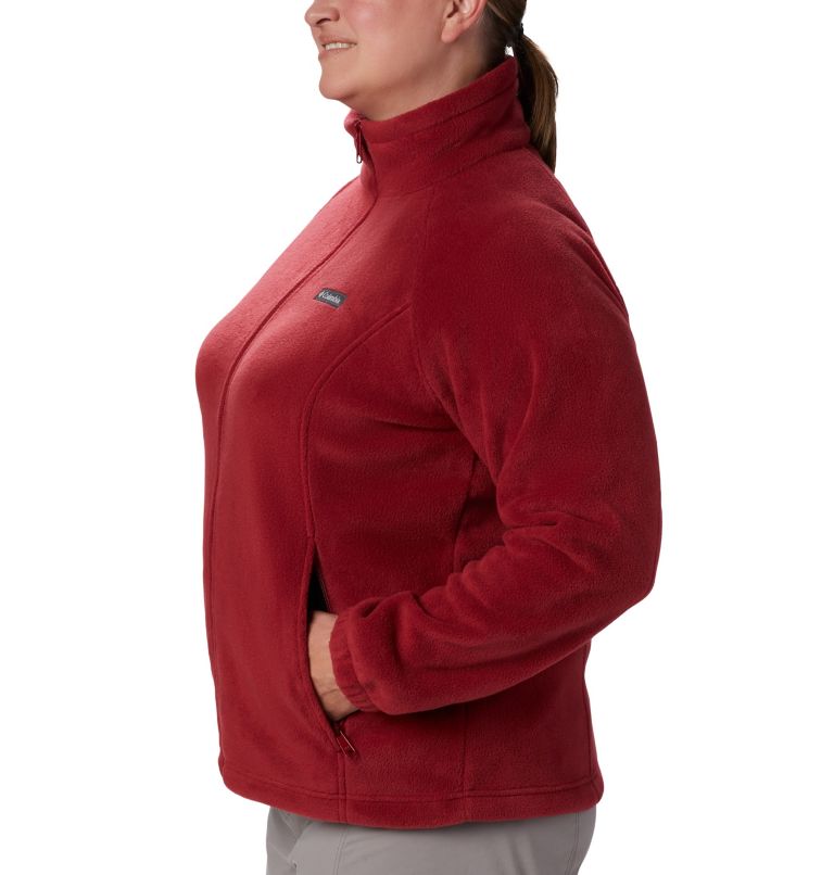 Benton Springs Full Zip | 607 | 2X, Color: Beet, image 3