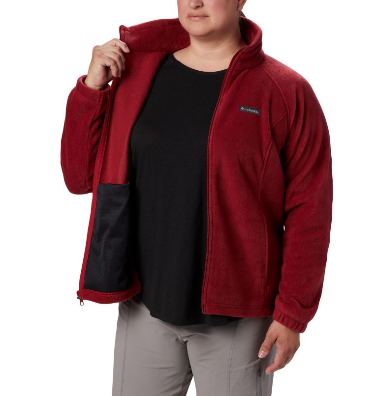 Benton Springs Full Zip | 607 | 2X, Color: Beet, image 4