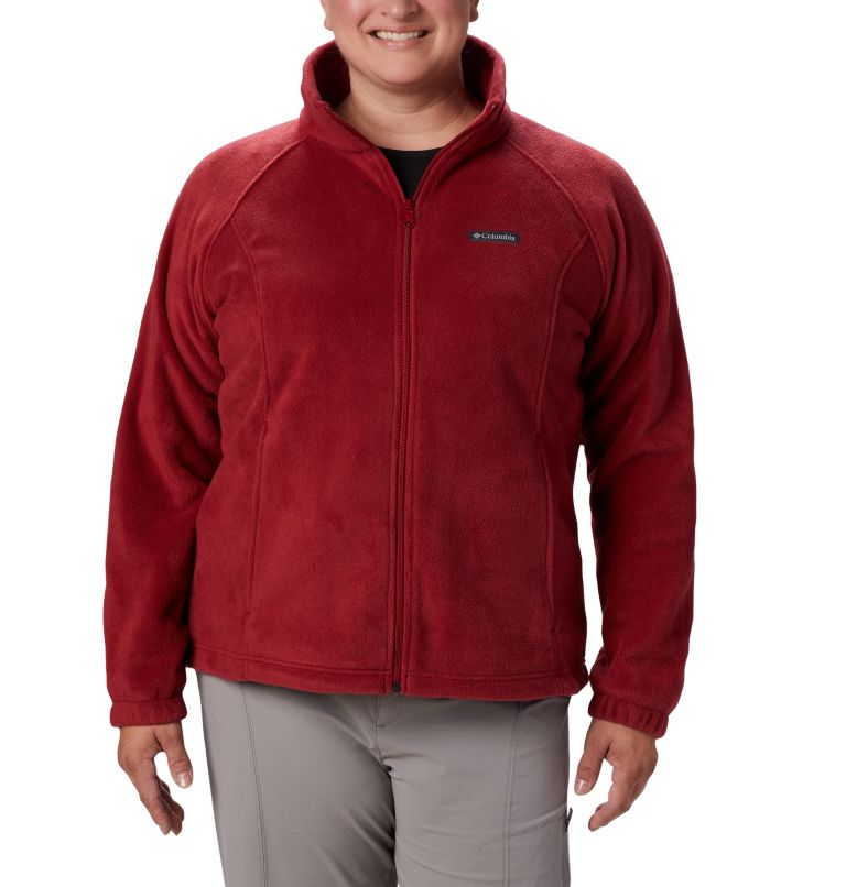 Benton Springs Full Zip | 607 | 2X, Color: Beet, image 1