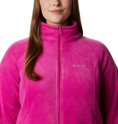 Women's Benton Springs Full Zip Fleece Jacket - Plus Size, Color: Fuchsia, image 68