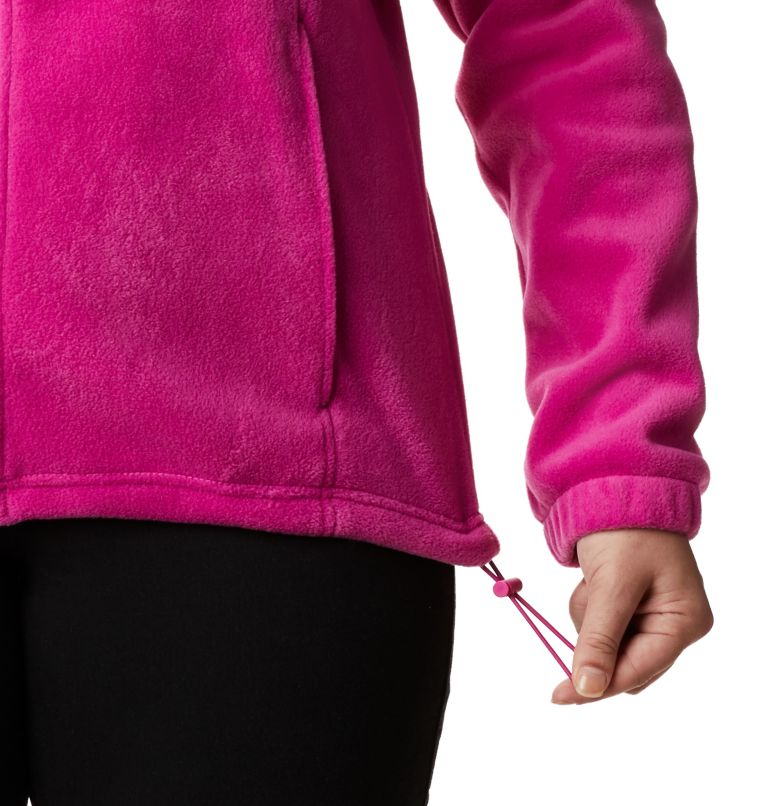 Women's Benton Springs Full Zip Fleece Jacket - Plus Size, Color: Fuchsia, image 6