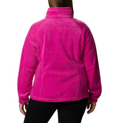 Women's Benton Springs Full Zip Fleece Jacket - Plus Size, Color: Fuchsia, image 66