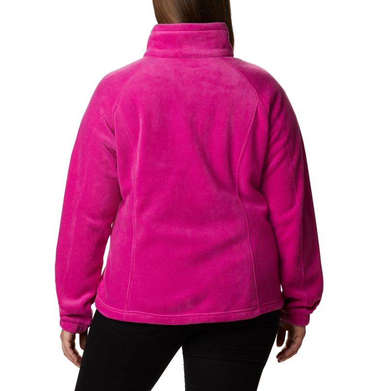 Women's Benton Springs Full Zip Fleece Jacket - Plus Size, Color: Fuchsia, image 2