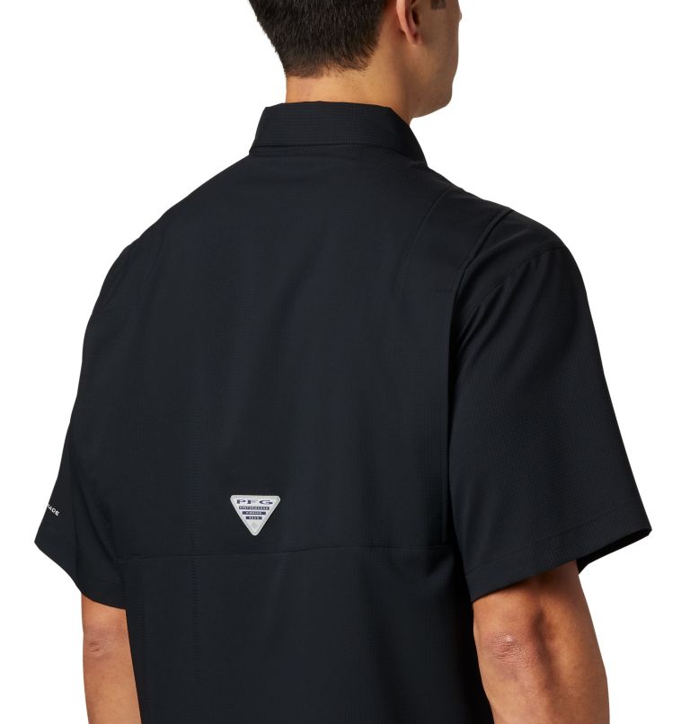 Men's Collegiate PFG Tamiami Short Sleeve Shirt - Tall - Tennessee, Color: UT - Black, image 4