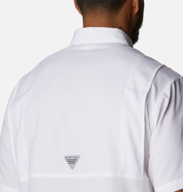 Men's PFG Tamiami Short Sleeve Shirt - Tall - Dallas Cowboys, Color: DC - White, image 5