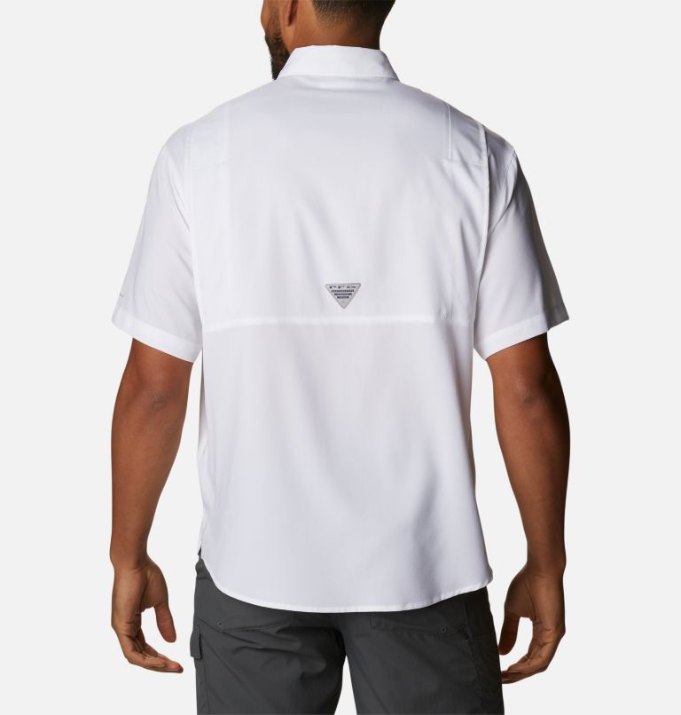 Men's PFG Tamiami Short Sleeve Shirt - Tall - Dallas Cowboys, Color: DC - White, image 2