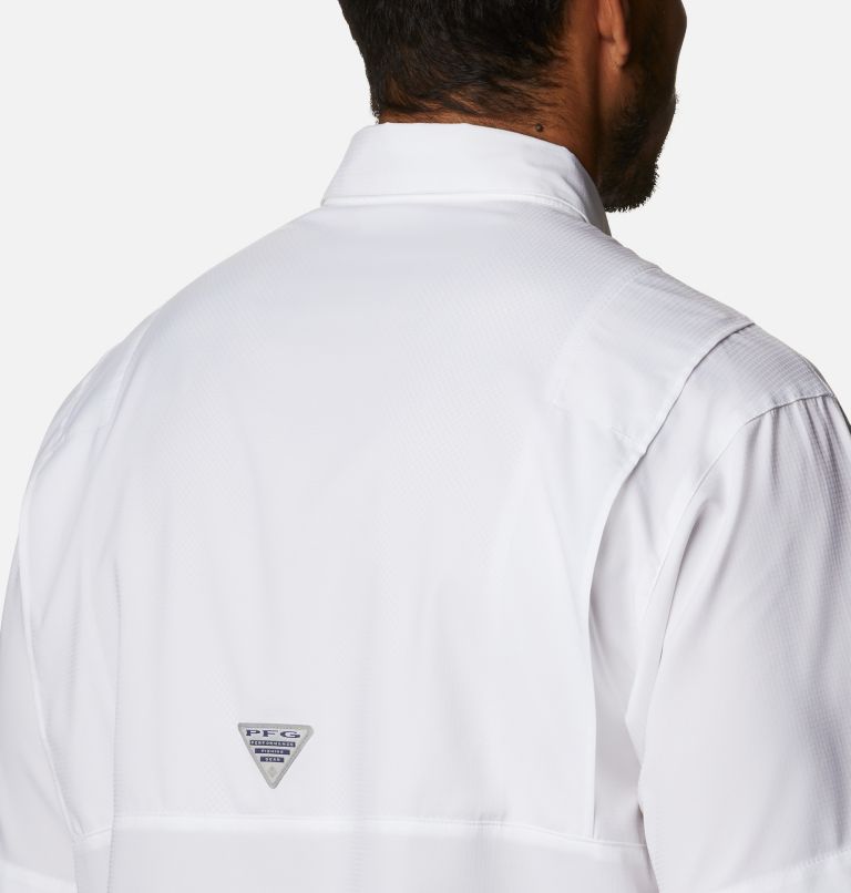 Men's Collegiate PFG Tamiami Short Sleeve Shirt - Tall - Florida, Color: FLA - White, image 5