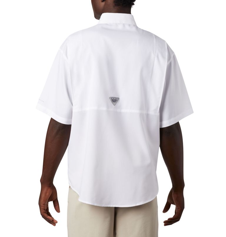 Men's Collegiate PFG Tamiami Short Sleeve Shirt - Georgia, Color: UGA - White, image 2