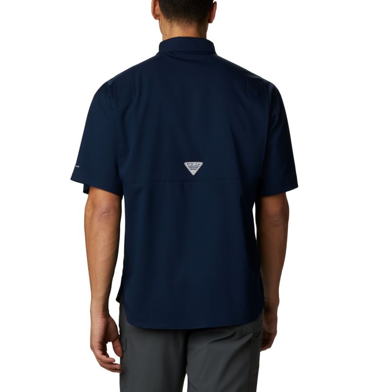Men's Collegiate PFG Tamiami Short Sleeve Shirt - Auburn, Color: AUB - Collegiate Navy, image 2