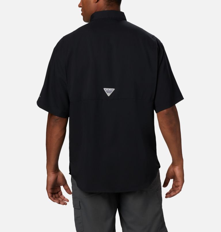 Men's Collegiate PFG Tamiami Short Sleeve Shirt - Big - Georgia, Color: UGA - Black