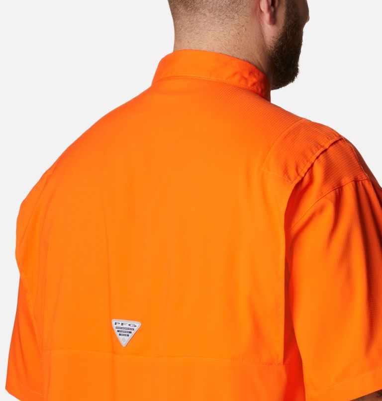 Men's Collegiate PFG Tamiami Short Sleeve Shirt - Big - Auburn, Color: AUB - Spark Orange, image 5