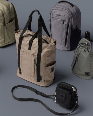 A collection of bags.