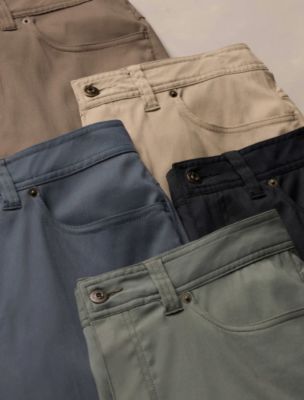 a dropdown representing men's stretch zion