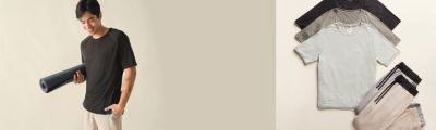 An image showing prAna's men's active essentials
