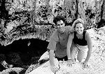 Image of Pam and Beaver hiking