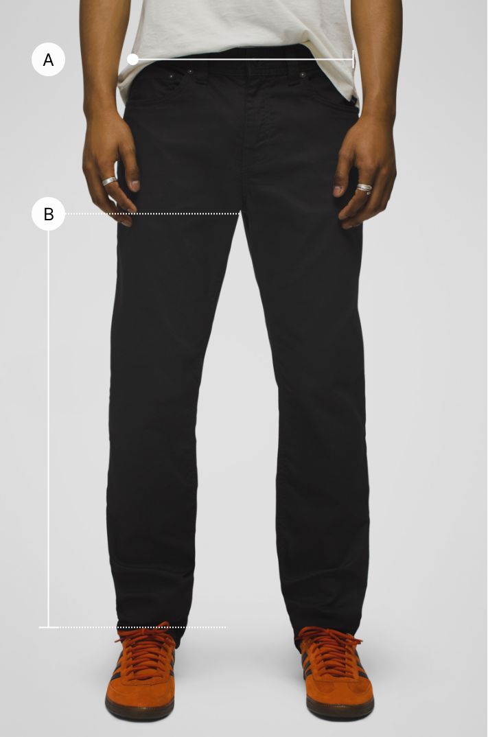 Men's size chart measurement guide