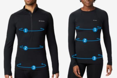 Silhouette of man with lines overlayed to visually display how to measure.