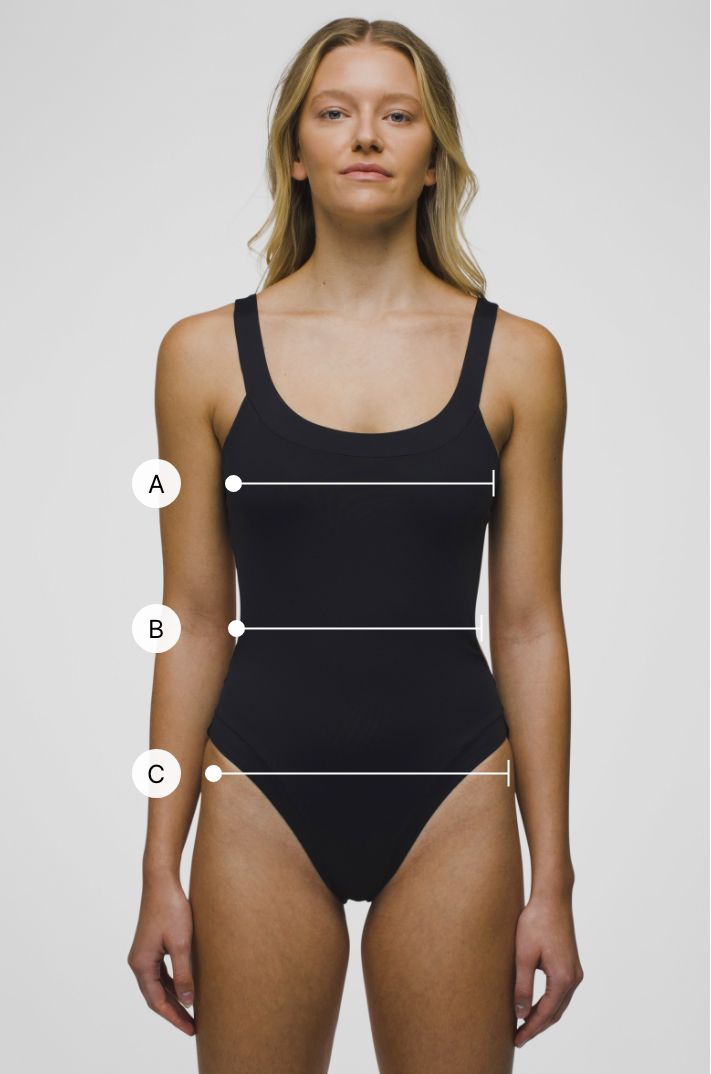 Women's size chart measurement guide